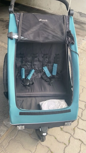  (kiki) fahrradanhänger  2sitzer