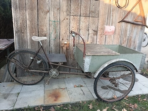 Lasten Fahrrad  uralt