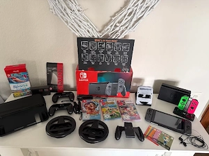 Nintendo Switch Konsole mit Zubehör und Spielen XXL TOP