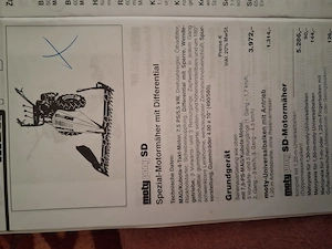 Spezial-Motormäher mit Differential Bild 4