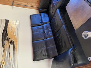 Ledercouch verstellbar Bild 4