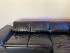 Ledercouch verstellbar Bild 3