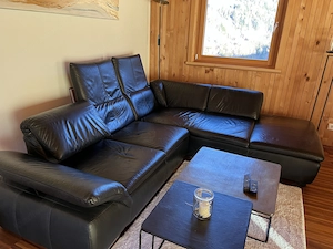 Ledercouch verstellbar Bild 2