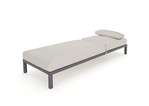 Gartenliege mit großer Liegefläche Bild 3