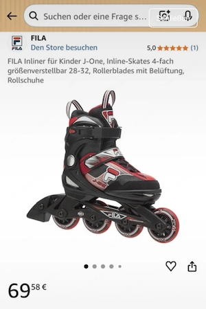 Rollerblades  Inlineskates FILA gr. 28-32 Bild 5