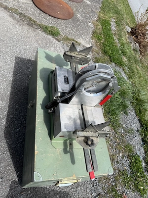 Geberit Media PE Schweissmaschine in Kiste