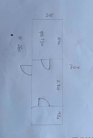 Baucontainer Isoliert 7,0 x 2,40 x 2,60 Meter Bild 2
