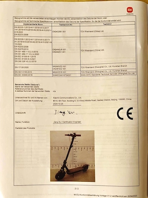 Elektroscooter Xiaomi 5 Bild 6