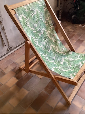 Retro Liegestuhl Bild 2