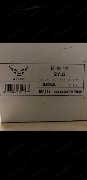 Dynafit Tourenschischuh Größe 27,5 Eu 42 1 3 Bild 4
