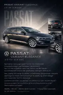 VW Passat Variant Elegance 2.0 TDI SCR DSG   Top gepflegt, voll ausgestattet Bild 10
