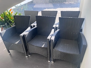 Tisch inkl. 8 Tisch inkl. 8 Stühlen Gartenmöbel Sitzgruppe Bild 2