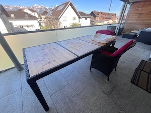 Tisch inkl. 8 Tisch inkl. 8 Stühlen Gartenmöbel Sitzgruppe