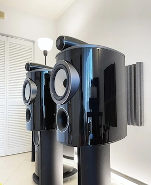 B&W 805D4 Gloss Black Speakers with Stands  Bild 3