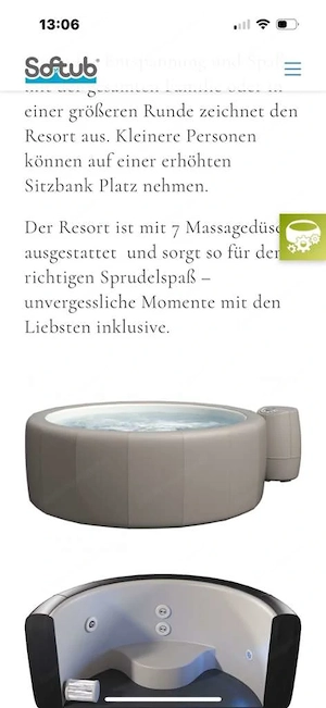 Whirlpool softub Bild 10