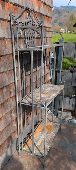 Metall - Gartenregal  Bild 3