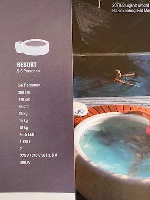Whirlpool - Softub Modell Resort Bild 3