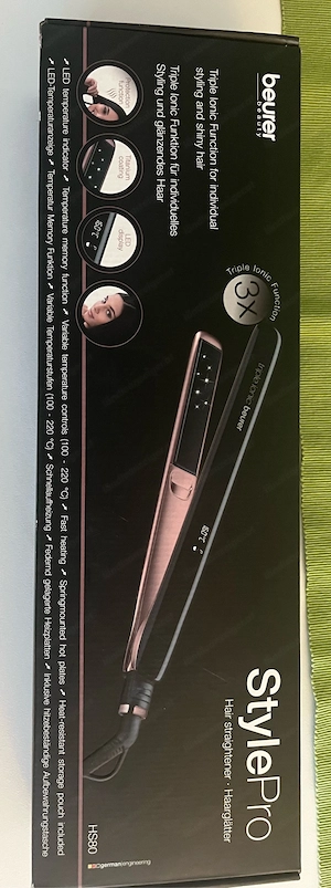   Haarglätter Beurer HS 80   nur einmal benutzt   Bild 2