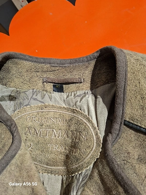 Herren Lederhose   Gilet Bild 2