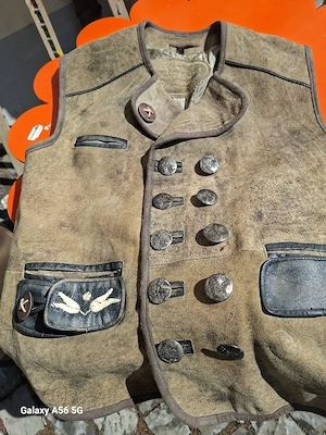 Herren Lederhose   Gilet Bild 4