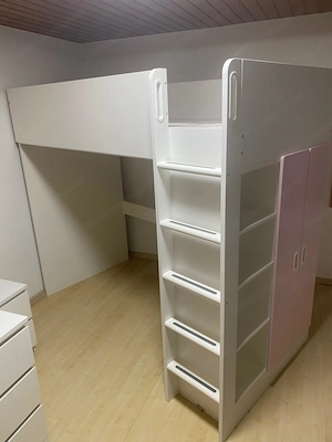 Hochbett IKEA zu verkaufen   150   VB Bild 3