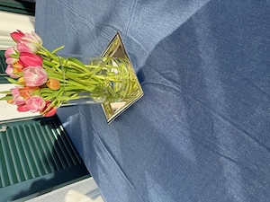 Tischtuch in blau  Bild 2