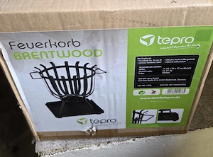 Feuerkorb Brentwood (Teppro)   NEU & OVP Bild 3