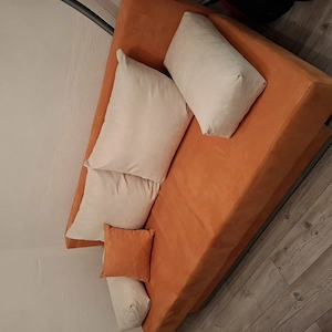 Schlafsofa orange Bild 2