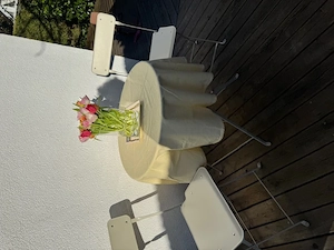 Tischdecke rund in gelb Bild 2