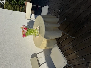 Tischdecke rund in gelb