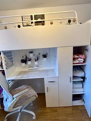 Hochwertiges Hochbett mit Zubehör Bild 3