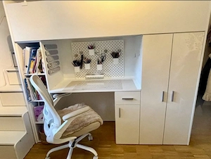 Hochwertiges Hochbett mit Zubehör Bild 2