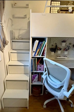 Hochwertiges Hochbett mit Zubehör Bild 4