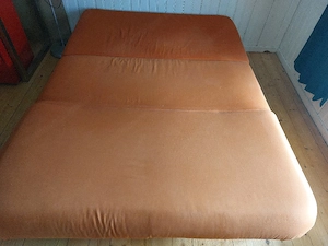 orange schlafcouch Bild 2