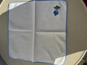 Tischdecke rund mit 8 Stk. Stoffservietten Bild 4