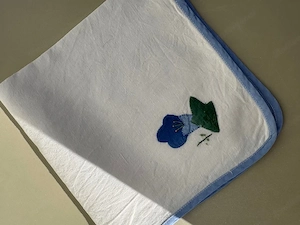 Tischdecke rund mit 8 Stk. Stoffservietten Bild 5