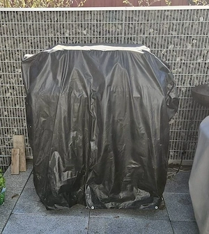 Gas Grill Gastrobrätter (3 Brenner) mit Edelstahl Unterschrank und Abdeckung Bild 8