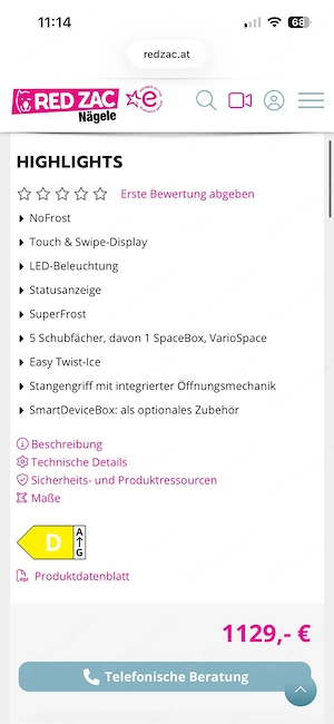 Gefrierschrank Liebherr Bild 3