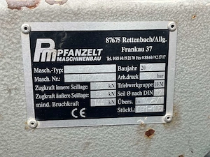 Pfanzelt 9172 Seilwinde  Bild 8