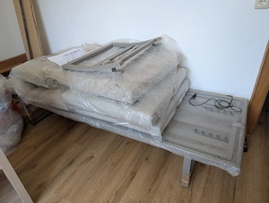 Gartensitzbank mit verstellbarer Rückenlehne  Bild 2