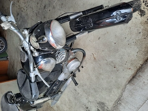 Oldtimer Puch 175 SV Schwarz Bild 2