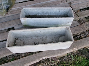 Eternit - Blumenkistchen, 