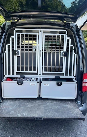 Hundebox mit Schubladen Bild 2