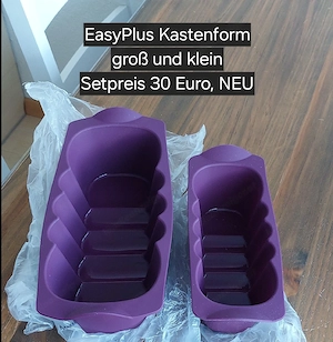EasyPlus 2er Kastenform Tupperware NEU