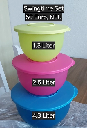 SwingtimeSet Tupperware NEU