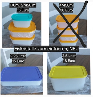 Eiskristall Tupperware NEU