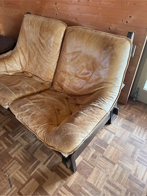 2 Sitzer Ledersofa Bild 2