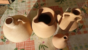 4 Tonvasen (Krüge) laut Bilder Bild 3