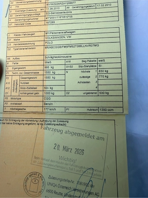 Vw polo 2010 bj1.4 benziner 88 ps 208000 km bis 06 2026 pickel Bild 3