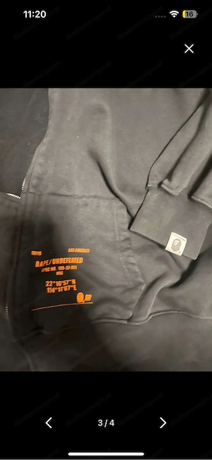 Double Bape Zipper Bild 2